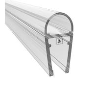 WAKA Premium Joint de porte de douche & Lèvre de douche PRO-B Joint de douche Optiquement Transparent, Joints de porte de douche 6-8mm en verre Longueur 1000mm Joints