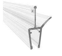 WAKA Premium Pro-I Porte douche et Lèvre Douche Joint de Douche Optique Transparent Joint de Porte en Verre de 6 à 8 mm 100 cm pour Cabine de Douche et Porte Douche Compatible avec une