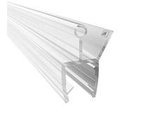 WAKA Premium PRO-W Porte Douche et Lèvre Douche Joint de Douche Optiquement Transparent Joint de Porte en Verre 8-10mm 100cm pour Cabine de Douche et Porte de Douche Compatible avec