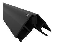 WAKA PRO-M1 Kit d'étanchéité magnétique de qualité supérieure pour porte de douche en verre 6 à 8 mm, 200 cm, 90 ° et 180 ° possible