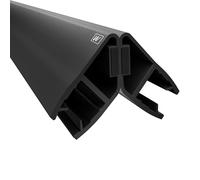 WAKA PRO-M2 Kit d'étanchéité magnétique de qualité supérieure pour porte de douche et porte de douche Noir optique 10 mm 200 cm Joint de porte de douche 90° et 180° possible