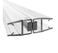 WAKA® PRO-M5 Kit d'Étanchéité Magnétique de Qualité Supérieure pour Porte de Douche en Verre - Joint Transparent 8-10 mm 200 cm