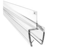 WAKA PRO-X - Joint de douche de qualité supérieure - Transparent - Joint de porte en verre 8 à 10 mm - 100 cm - Compatible avec une barre anti-écoulement