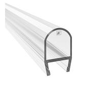 WAKA PRO-Y Joint de porte de douche et lèvre de douche de qualité supérieure - Aspect transparent - Pour portes de douche - Longueur : 1000 mm