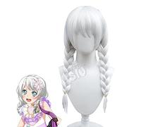 Wakamiya Eve Wig Bang Dream! Pastel * Palesettes Cosplay Fibre Synthetic Wig + Perruque Cap Wakamiya Cosplay