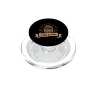Wake & Bake Cupcake Baking Chef PopSockets PopGrip pour MagSafe