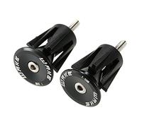 Wake Bouchons d'extrémité de guidon noirs pour vélo de route, VTT, BMX, 24 mm x 16 mm