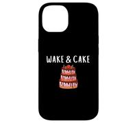 Wake & Cake Costume Funny Cake Baker Decorator Meme Costume Coque pour iPhone 14