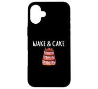 Wake & Cake Costume Funny Cake Baker Decorator Meme Costume Coque pour iPhone 16 Plus