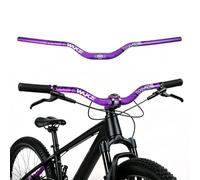 WAKE Guidon de Vélo 31,8mm*720mm Extra Long et Large Guidon Cintre VTT Alliage d'aluminium 55mm Riser Guidon de Vélo pour de Route (Violet)