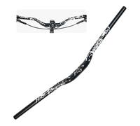 WAKE Guidon de Vélo 31,8mm*780mm Extra Long et Large Guidon Cintre VTT Alliage d'aluminium 30mm Riser Guidon de Vélo pour de Route (Noir)