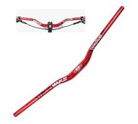 WAKE Guidon de Vélo 31,8mm*780mm Extra Long et Large Guidon Cintre VTT Alliage d'aluminium 30mm Riser Guidon de Vélo pour de Route (Rouge)