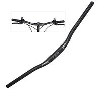Wake Guidon VTT Aluminium 720mm Cintre Relever Vélo 31.8mm Velo Riser Bar 22mm Noir