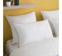 Wake Me Green - Oreiller Ferme Respirant André 50x70 cm - 100% Fibre Polyester Creuse Siliconée Recy Suprelle Fresh - Enveloppe 50% Coton 50% Tencel - Confort et Fraîcheur