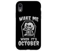 Wake Me When It's October Halloween Fan Coque pour iPhone XR