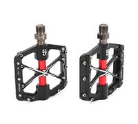 Wake Mountain Bike 3 Bea CNC Aluminium Alliage Pedal RÉSILITAGE Accessoires ET Force E Force Plus Stable. Bélo (Black)