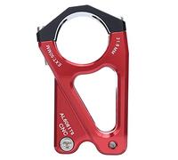WAKE Potence de vélo 31,8 mm 50 mm en alliage d'aluminium pour vélo de route (Noir Rouge)