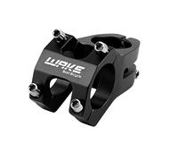 WAKE Réveil 31,8 × 45 mm Potence de vélo de Montagne Guidon de vélo Potence pour BMX VTT Vélo de Route (en Alliage d'aluminium, Noir)