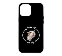 Wake Up Act Silly Funny Cat Kitten Meme Lover Coque pour iPhone 12 Pro Max