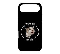 Wake Up Act Silly Funny Cat Kitten Meme Lover Coque pour iPhone Air