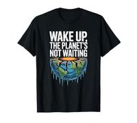 Wake Up, The Planet's Not Waiting USA Climate Change Action T-Shirt