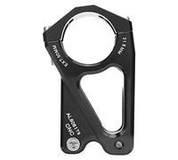 WAKE Vélo Tige 31.8mm 50mm Vtt En Alliage D'aluminium Courte Guidon Tige pour Vélo De Route (Noir)