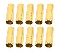 Wakects 10 Pièces Tube de Support de Lampe de Bougie en Fer E14 Manchon de Support de Lampe 25x80mm Remplacement en Métal galvanisé pour Lustres en Cristal Bougies éclairage Bricolage Usage