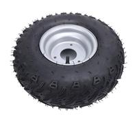 Wakects 14x5,00-6 Pneu à la Route Hors Route 6 Pouces Pneu ATV avec Pli accidenté Construction Avancée d'épaule Avancée pour VTT Go Kart Quad Mini Vélo