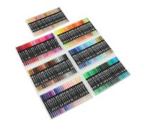 Wakects 168 Couleurs Artist Dual Brush Markers Set, pour Coloriage Livre Journalisation de la Calligraphie, avec un Kit de Fournitures pour Adultes pour le Lettrage à la Main