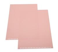 Wakects 20 Pièces de Protection de Feuille PP Couvertures de Reliure en Plastique A4 20 Trous givré Détachable Enroulable Couverture de Présentation étanche pour le Dépôt de Rapports de Bureau (PINK)