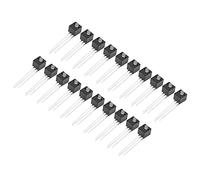 Wakects 20 Pièces Support de Lampe à Diode Lumineuse LED en Nylon 3 Broches Support de Diode LED 3 Mm Anode Commune Bicolore Trou Unique Résistant à la Poussière pour la Réparation d'indicateur de