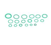 Wakects 270pcs O Kit d'étanchéité du scellé Rélastique O Assortiment D'anneau Ensemble pour la Plomberie Automobile avec UV Résistant à la Chaleur Green O