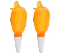 Wakects 2pcs Accessoires de Jardin à Pic d'eau Dyonnante Pratiques Légères, en Forme d'oiseau avec Une Libération Progressive de l'eau, Un Corps Transparent, Une capacité ' Accrue pour Les