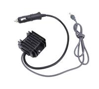 Wakects Adaptateur d'alimentation Satellite élévateur, Câble Convertisseur DC vers DC en Métal ABS avec Cordon 16 AWG, Prise Allume-Cigare 3,5 A, Régulation de Tension, pour Voiture, Camping-Car,