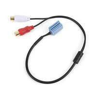 Wakects Adaptateur de Câble Mini ISO 8 Broches, Matériau ABS, Plug and Play, Compatible avec Le Changeur de Disque Compact BlaPunkt et Bravo, Accessoire de Voiture Parfait pour Le Streaming de