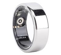 Wakects Anneau de santé Intelligent, Tracker d'activité IP68, Compteur de Pas Résistant à l'eau, Moniteur de Calories pour Un Style de Vie Actif, Charge Magnétique en Acier Inoxydable (12#)