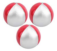 Wakects Balles de Jonglage, Ensemble de Lancer de Balle en Cuir PU, Balles de Jouet de Jonglage de 6,3 Cm avec Conception d'Ensemble de 4 Pièces, Pratique de Coordination œil-Main pour Les Sports