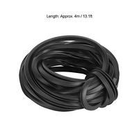 Wakects Bande de Caoutchouc pour Serre, Noir, Options de Longueur 4m 10m | Matériau Flexible Noir, étanchéité du Verre, Réparation de Cadre, Remplacement de Pièces Usées, Résistant à L'usure,