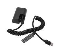 Wakects Batterie Factice Décodée, Alimentation par Batterie Factice LP-E6 Dernier Type C 9 V/12 V pour Appareil Photo 5D4 6D2 7D