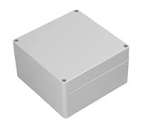 Wakects Boîte de Jonction à l'épreuve de l'eau, Enceinte électrique Extérieure, étui en Plastique Durable avec Couvercle Gris à Charnière pour Les Projets, Conception Résistante aux Intempéries