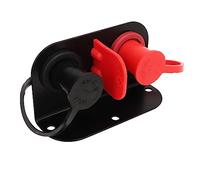 Wakects Bornes de Batterie Déportées, Kit de Relocalisation de Batterie | Laiton, Bague en Cuivre, Goujon Inox, Capuchons sécurité, Charge et Démarrage