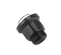 Wakects Bouchon d'allume-Cigare en Plastique, Capuchon d'allumage de Gril de Remplacement, Plastique Noir 3 X 3 Cm avec Filetage de 22 Mm, Bouton 'allumage de Gril à Gaz Réutilisable pour