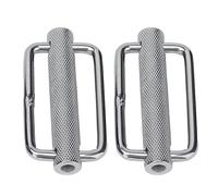 Wakects Boucle Glissante en Acier Inoxydable Réglable, Utilisation Polyvalente, Rouleau, Boucle à Courroie Moulée pour Sangle, Collier de Chien, Sac à Dos, 2pcs (45 mm)