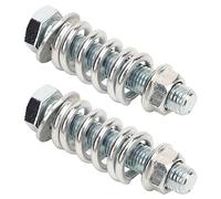 Wakects Boulon Écrou Échappement Acier Allié M10x1.25 Réduction Bruit | Alliage D'acier, Amortissement des Vibrations, Réparation de Système, Quincaillerie de Collecteur, Compatibilité de