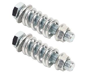 Wakects Boulon Écrou Échappement Acier Allié M10x1.25 Réduction Bruit | Alliage D'acier, Amortissement des Vibrations, Réparation de Système, Quincaillerie de Collecteur, Compatibilité de