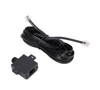 Wakects Bouton de Contrôle des Basses de Voiture Bouton de Volume Universel en ABS avec Interface à 6 Broches et Câble de 5 M pour Haut-parleur de Moto de Voiture, Réglage Audio du Cinéma Maison