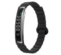 Wakects Bracelet Intelligent de Suivi de la Condition Physique, Bluetooth 5.3, étanche, avec Obturateur à Distance, Surveillance de la santé pour la Course à Pied, Le Cyclisme, la Natation (Black)