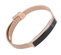 Wakects Bracelet Intelligent de Suivi de la Condition Physique, Bluetooth 5.3, étanche, avec Obturateur à Distance, Surveillance de la santé pour la Course à Pied, Le Cyclisme, la Natation (Gold)