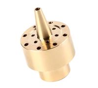 Wakects Buse de Fontaine de Colonne en Laiton 1/4 "1/2" 3/4 "Tête de Pulvérisation en Or, Arroseur D'étang de Jardin Multidirectionnel, pour Décor de Paysage (1/4 17,5-18 cm)