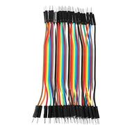 Wakects Câble Métallique de Cavalier, Kit 40pin Kit 3PCS 10 Cm Firs de Cavalier à Pain avec 10 Couleurs Câbles de Ruban Séparables pour Les Projets électroniques
